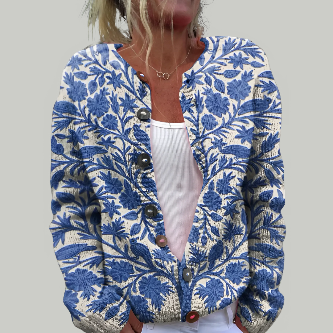 Emberly | Floral Print Cardigan