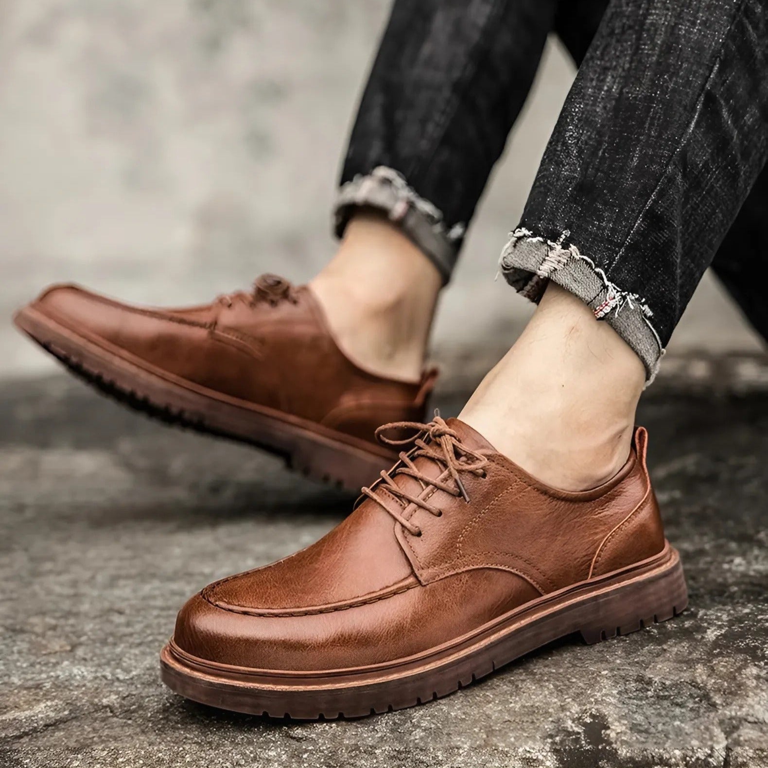 Heritage Tread Leather Shoes