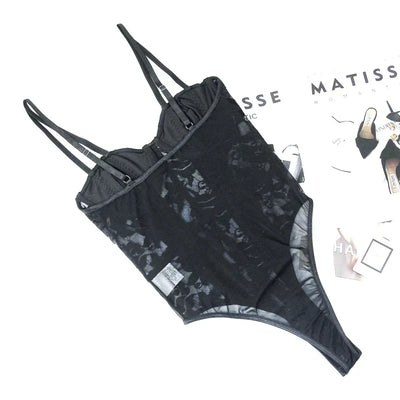 Vilma Bodysuit with Embroidered Corset
