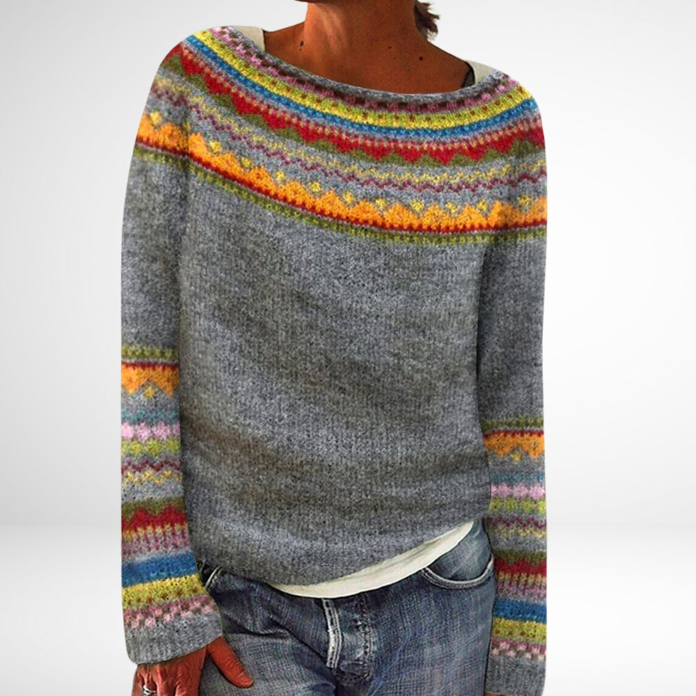 ANETTE | RETRO AUTUMN SWEATER