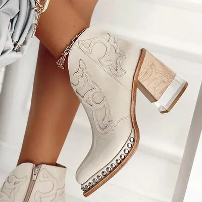 Norwich Embroidered Mid Boots
