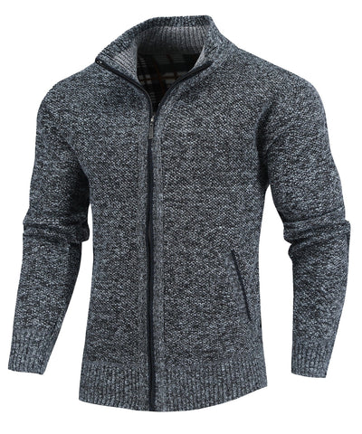 Flannel | Lined Full-Zip Sweater