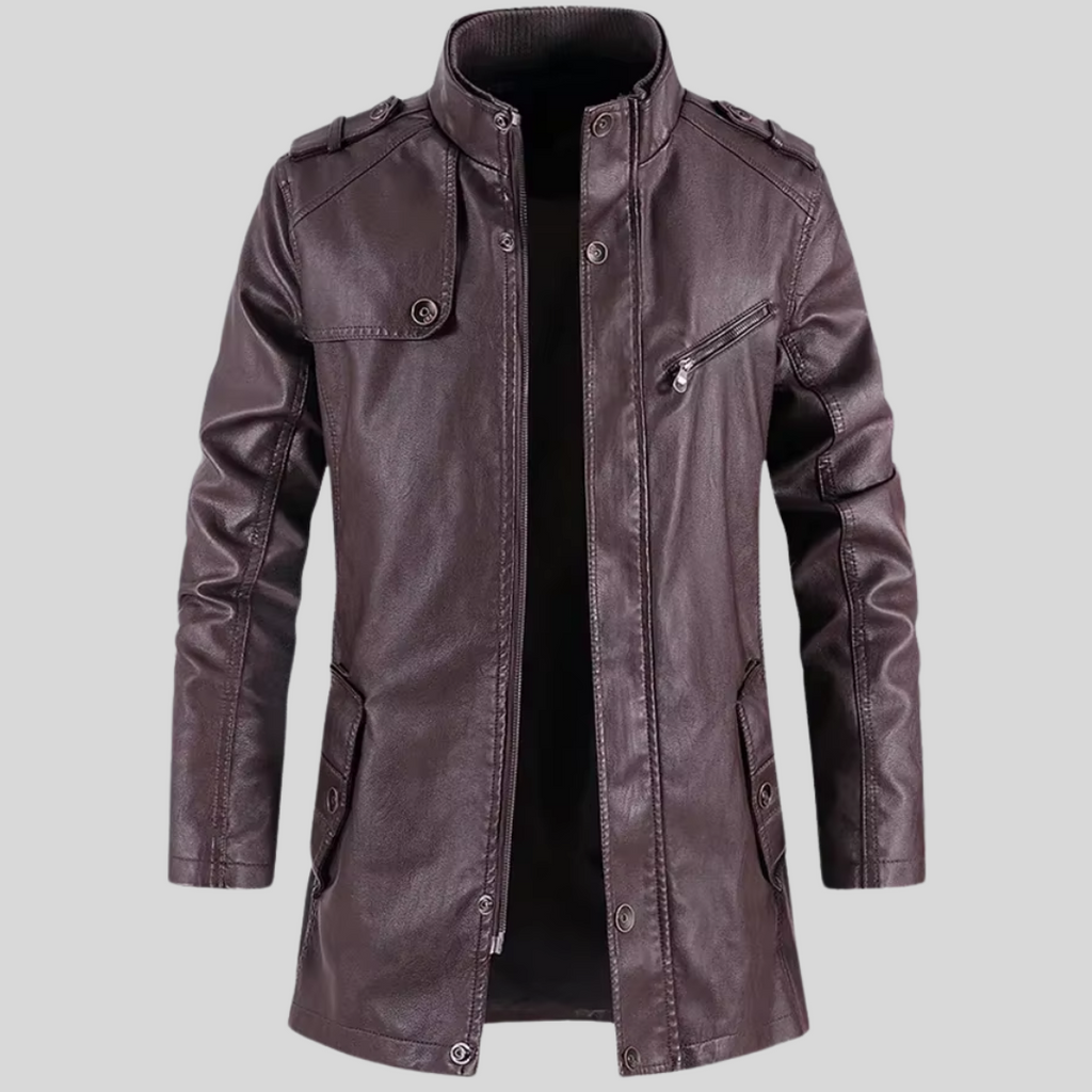 PAUL™ | LIGHTWEIGHT LEATHER COAT