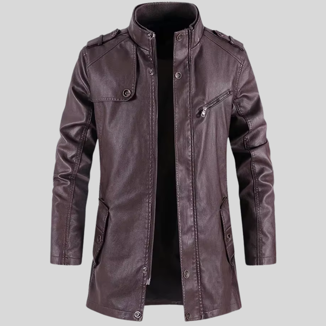 PAUL™ | LIGHTWEIGHT LEATHER COAT