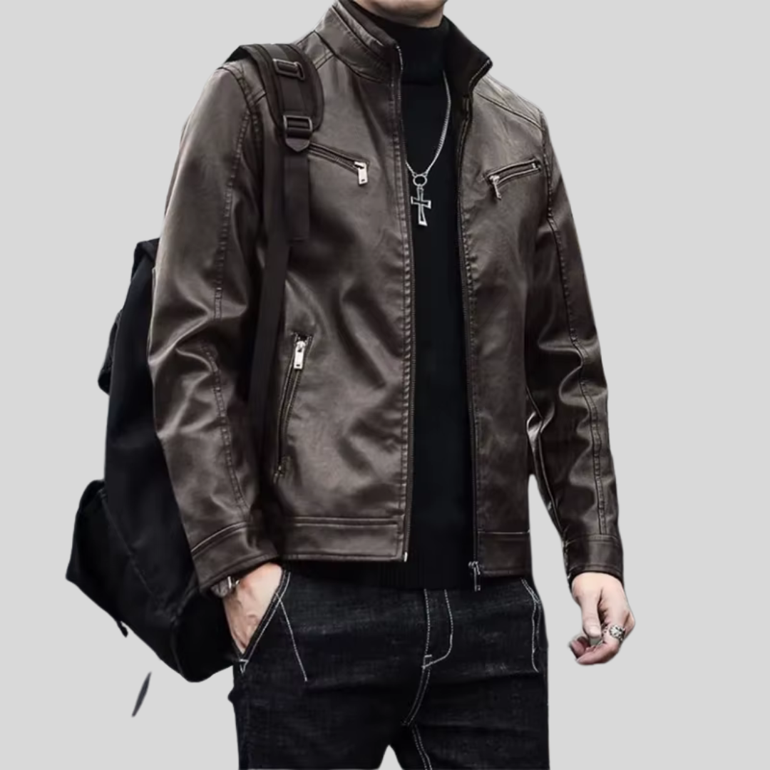 RENZO™ | LEATHER JACKET