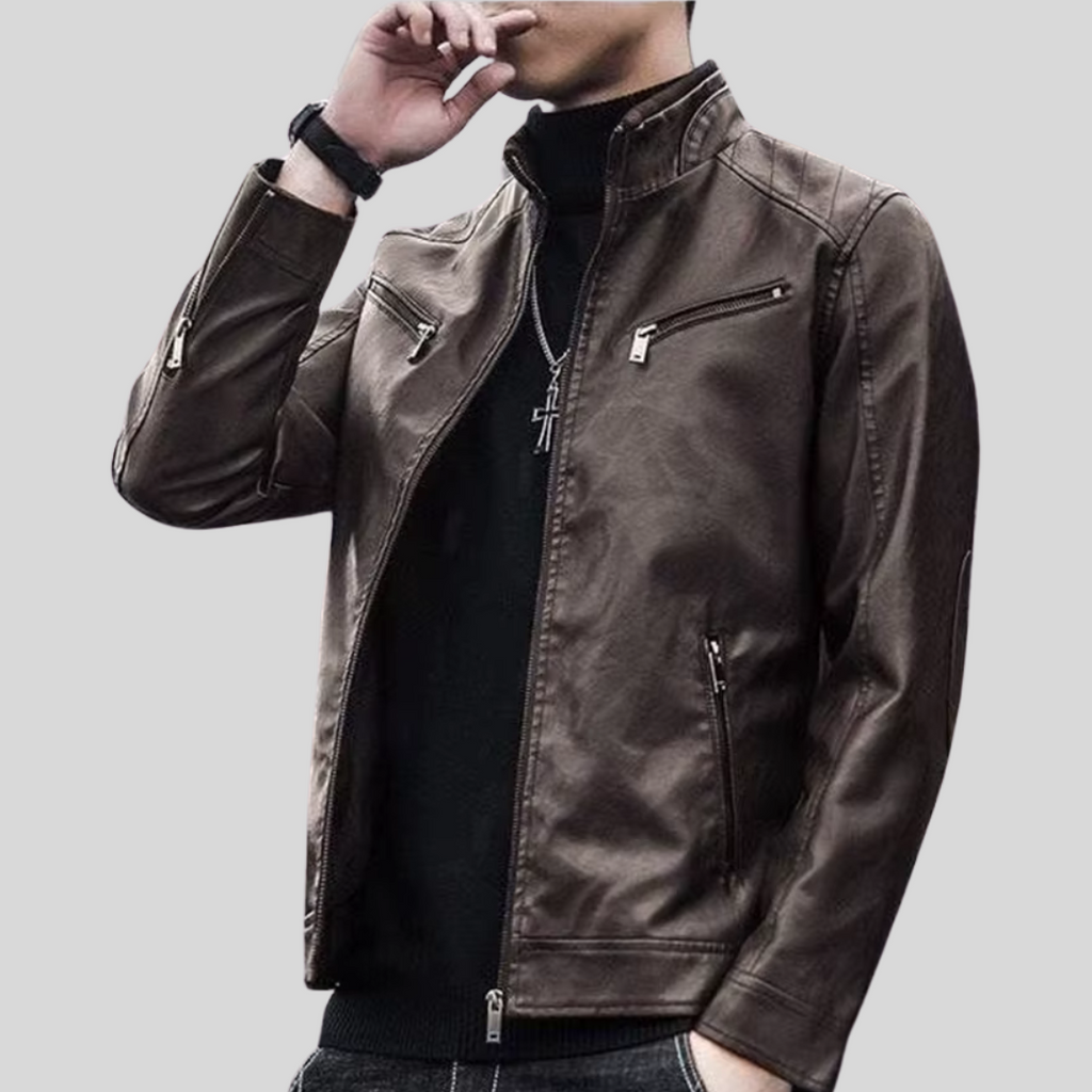 RENZO™ | LEATHER JACKET