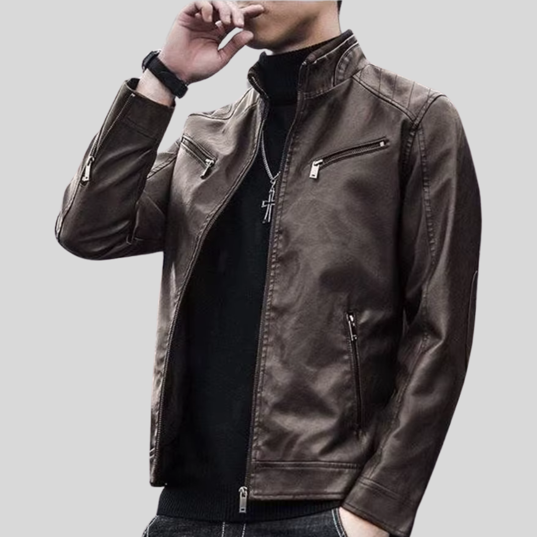 RENZO™ | LEATHER JACKET