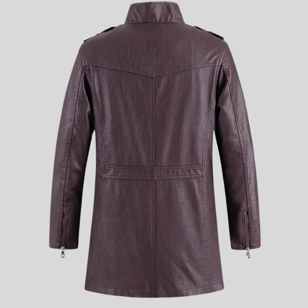 PAUL™ | LIGHTWEIGHT LEATHER COAT