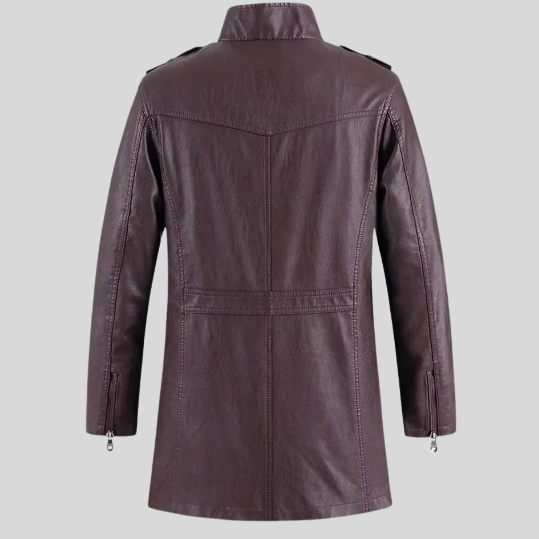 PAUL™ | LIGHTWEIGHT LEATHER COAT