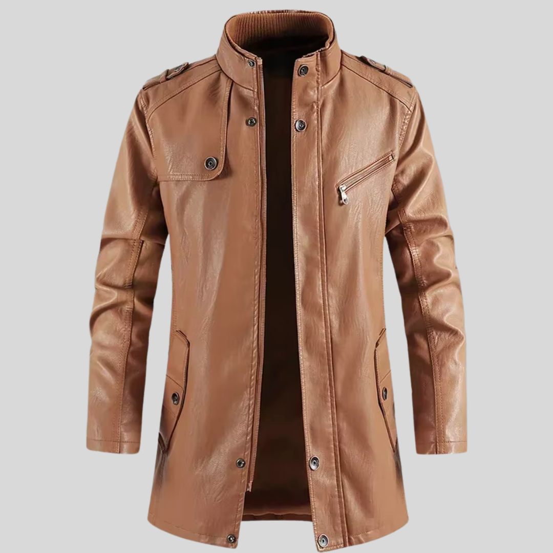 PAUL™ | LIGHTWEIGHT LEATHER COAT