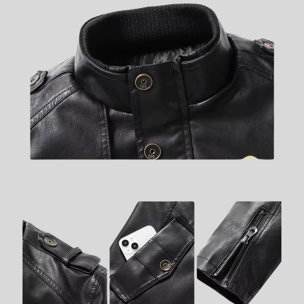 PAUL™ | LIGHTWEIGHT LEATHER COAT