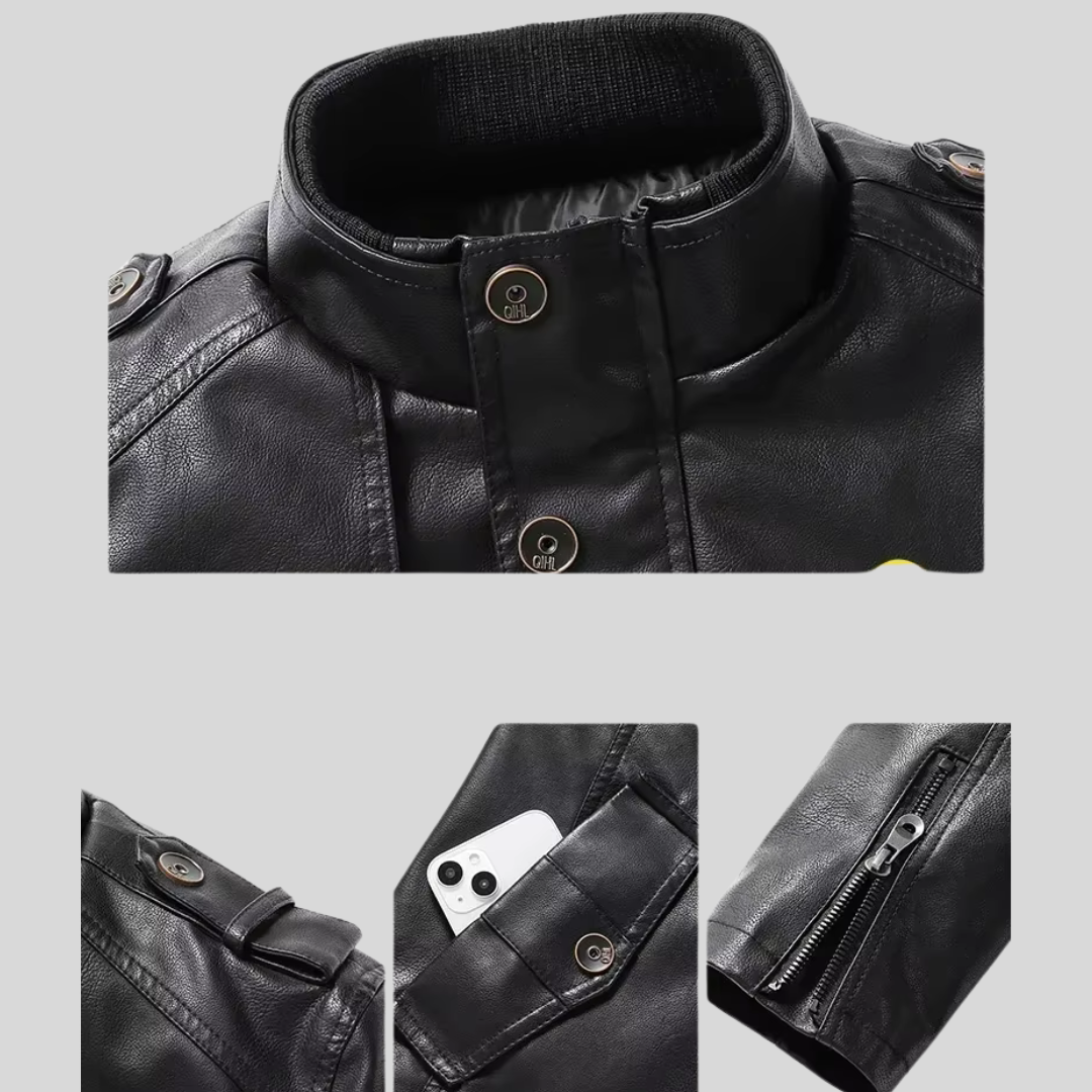 PAUL™ | LIGHTWEIGHT LEATHER COAT