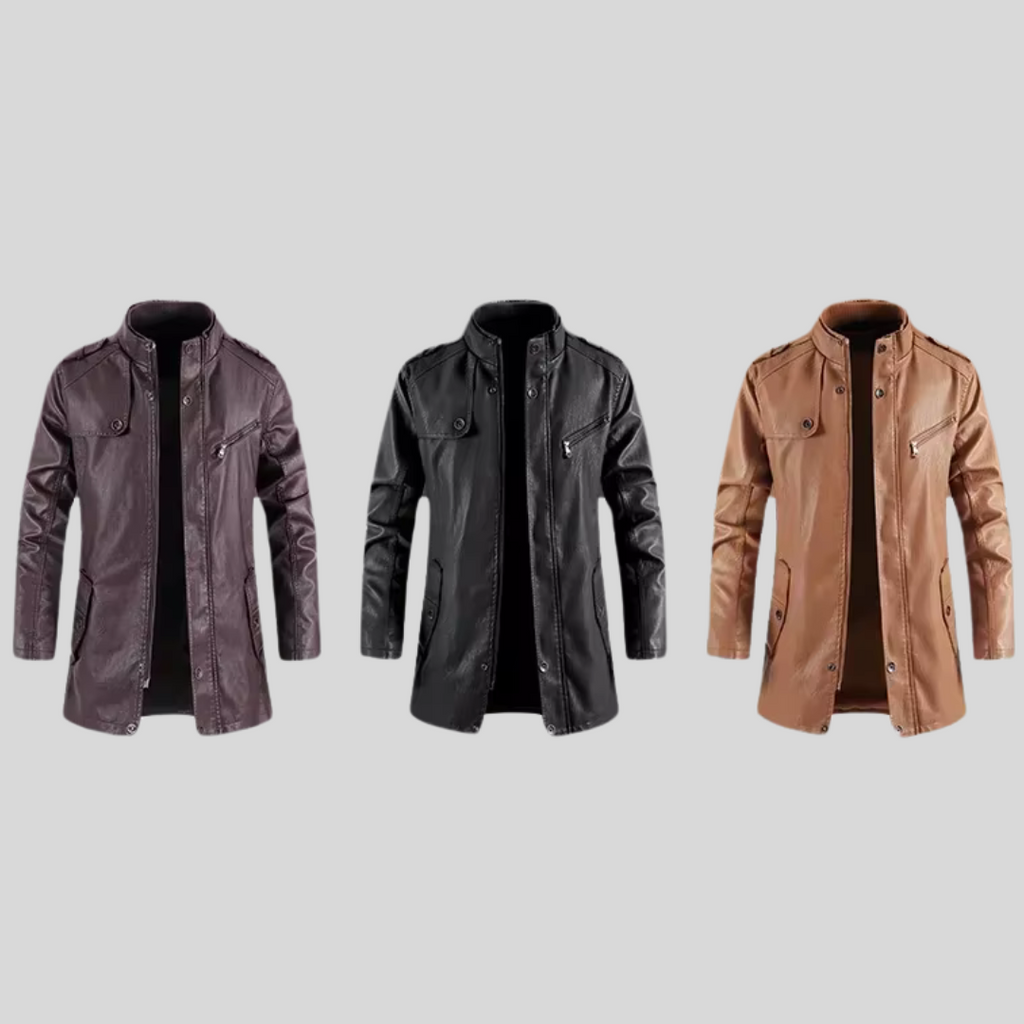 PAUL™ | LIGHTWEIGHT LEATHER COAT