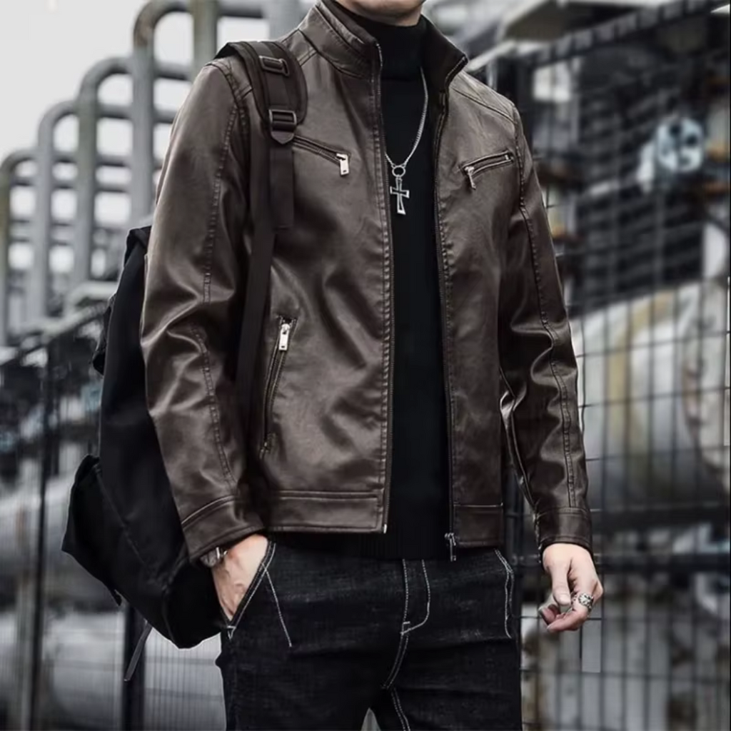 RENZO™ | LEATHER JACKET