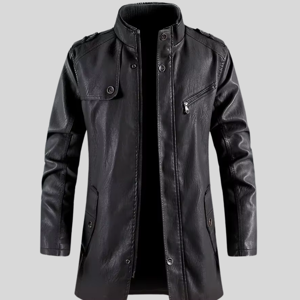 PAUL™ | LIGHTWEIGHT LEATHER COAT