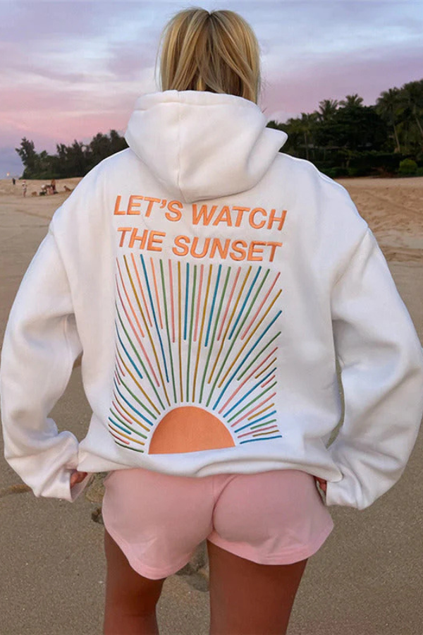 GOLDEN HOUR| LOUNGE HOODIE