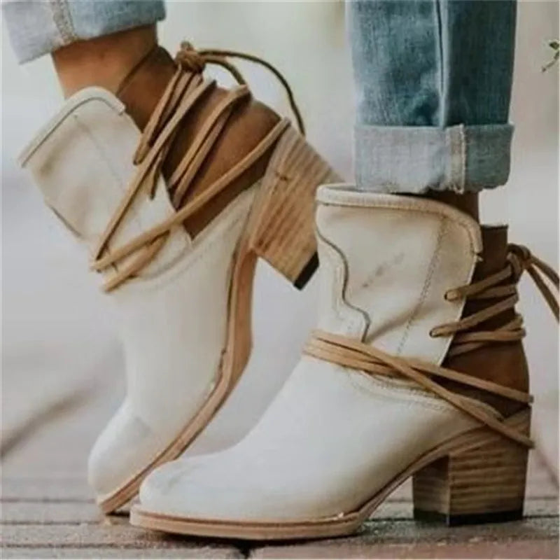 Retro Western Style Boots