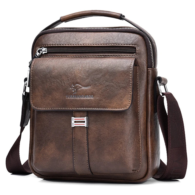 Bruce | Vintage Leather Messenger Bag