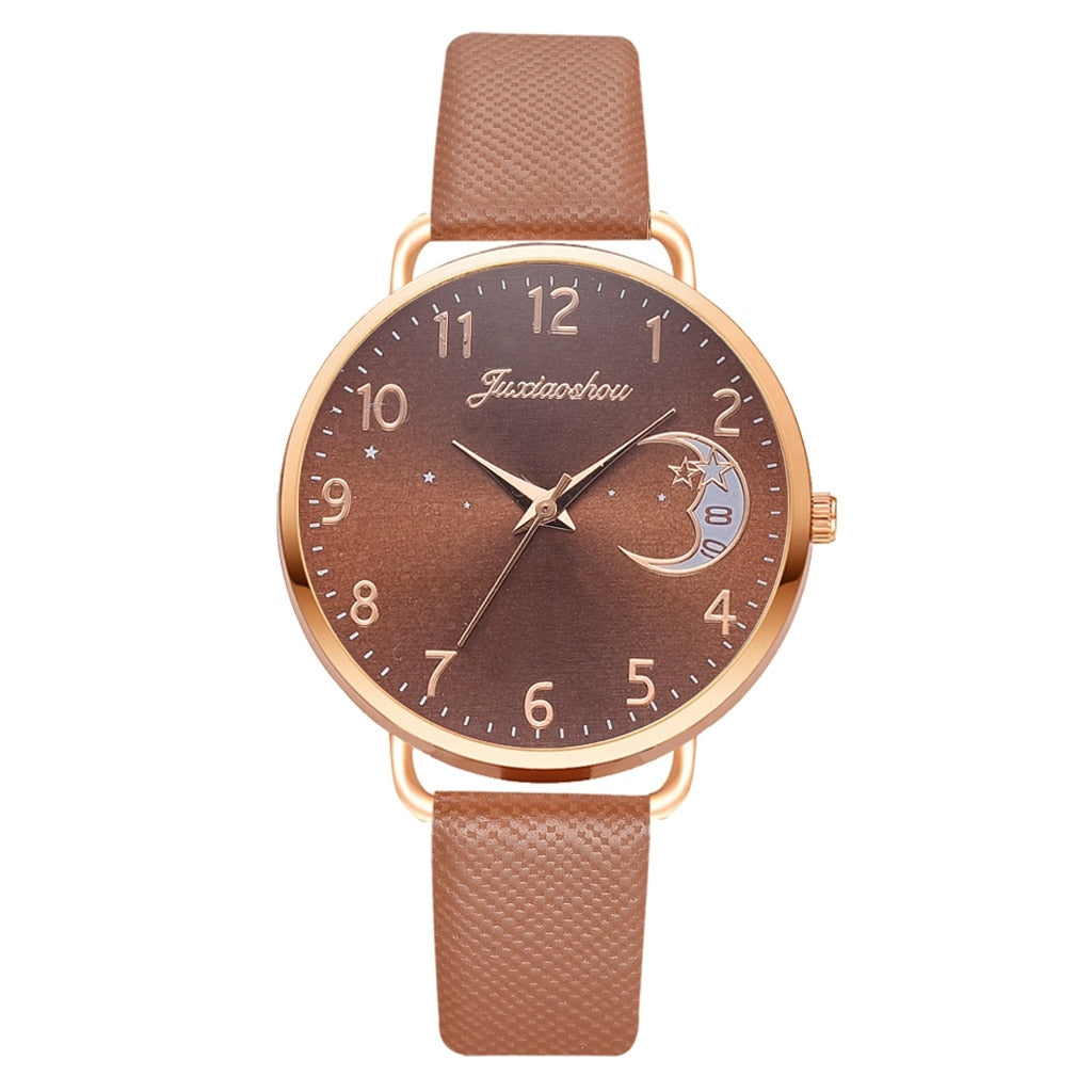 Mia | Moon dial watch and bracelet set