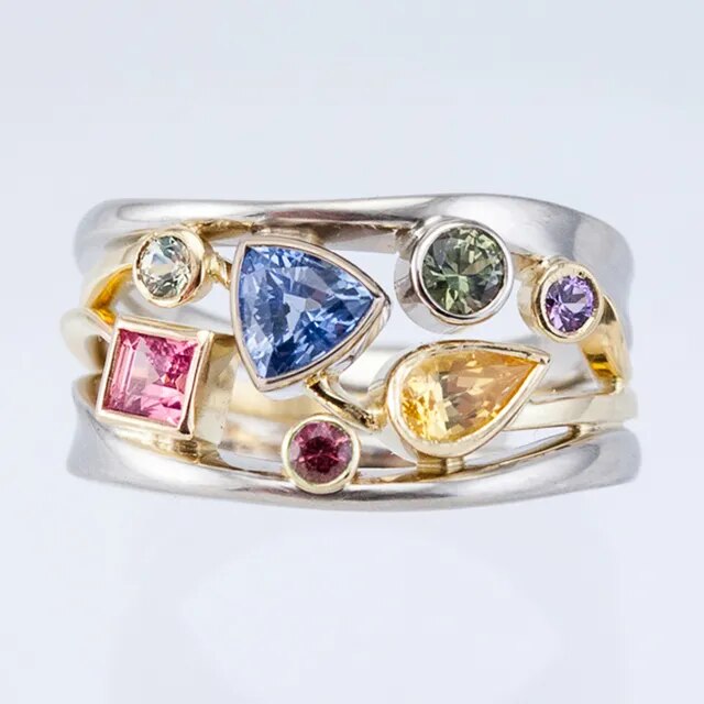 COLOURFUL ZIRCONIA RING