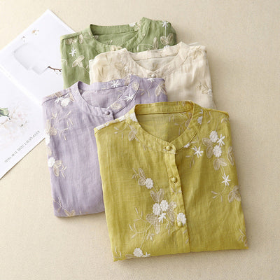 Lorian | Embroidered Blouse