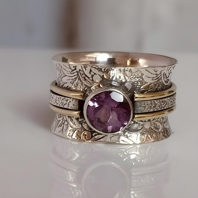 BOHEMIAN CRYSTAL MEDITATION RING