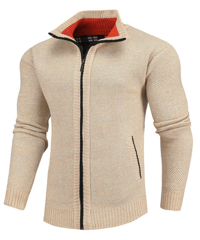 Flannel | Lined Full-Zip Sweater