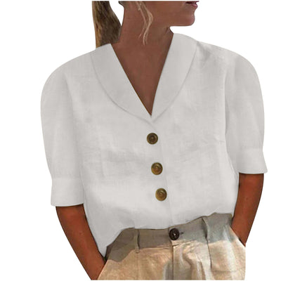 GIANA I TRENDY BUTTON-DOWN BLOUSE