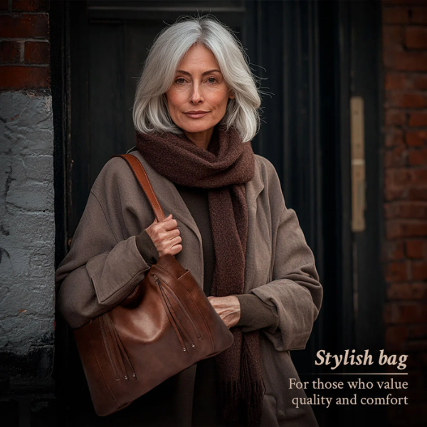 Evelyn’s Sophisticated Style | Luxurious Shoulder Bag