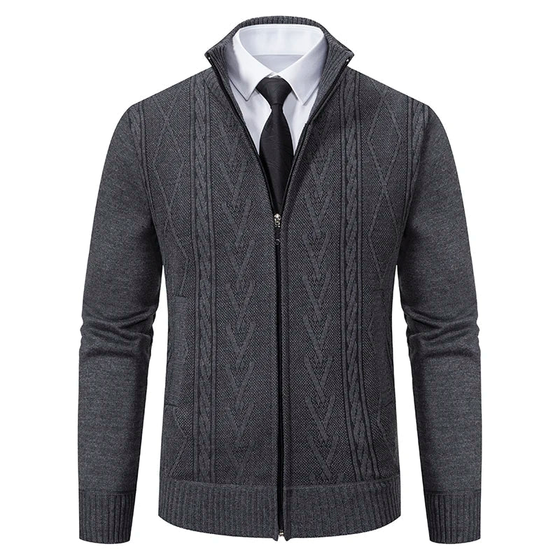 VALTREO™ Warm Men’s Cashmere Knit Jacket