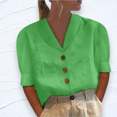 GIANA I TRENDY BUTTON-DOWN BLOUSE