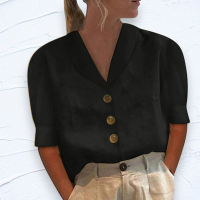 GIANA I TRENDY BUTTON-DOWN BLOUSE