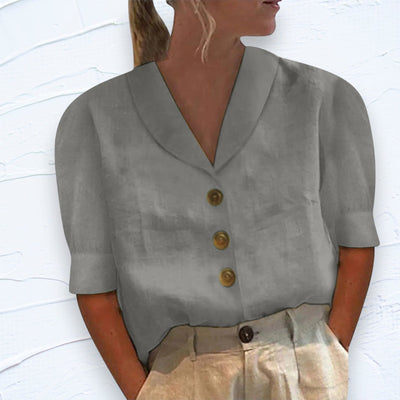 GIANA I TRENDY BUTTON-DOWN BLOUSE