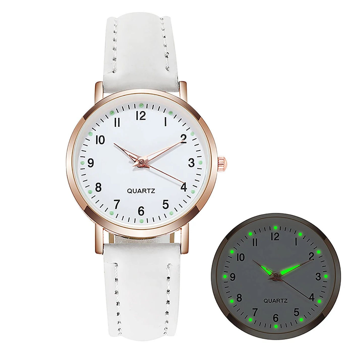 Natalie | Fashion watch with glow-in-dark dial