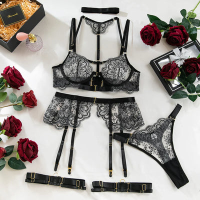 Imogen - Exquisite Two Piece Lace Lingerie