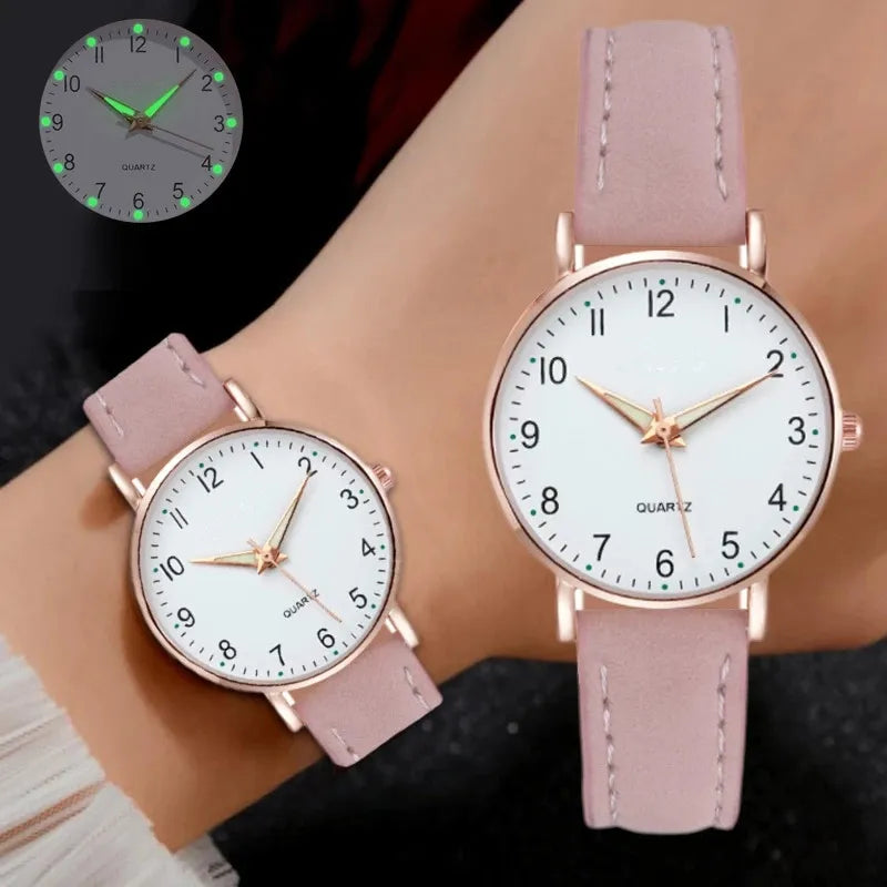 Natalie | Fashion watch with glow-in-dark dial