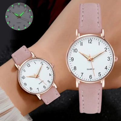 Natalie | Fashion watch with glow-in-dark dial