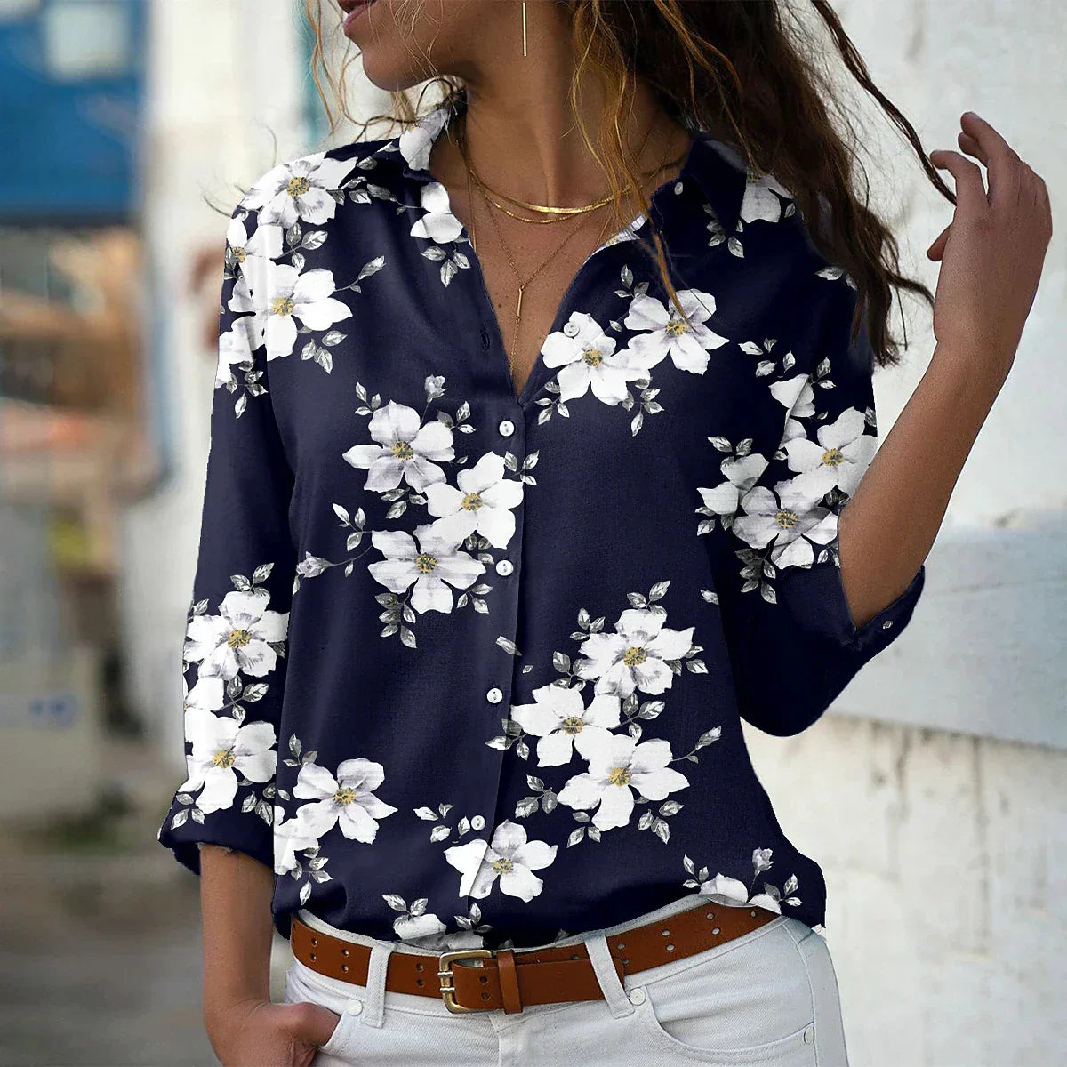 ZEYNA I STYLISH PRINTED BLOUSE