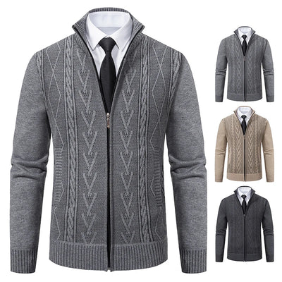 VALTREO™ Warm Men’s Cashmere Knit Jacket