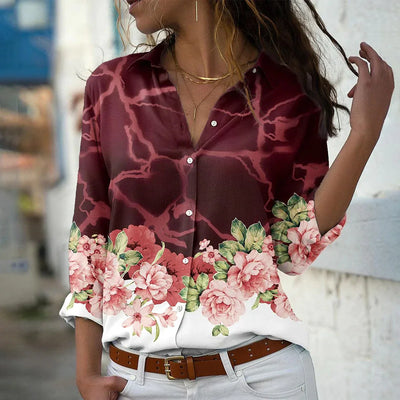 ZEYNA I STYLISH PRINTED BLOUSE