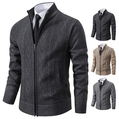 VALTREO™ Warm Men’s Cashmere Knit Jacket