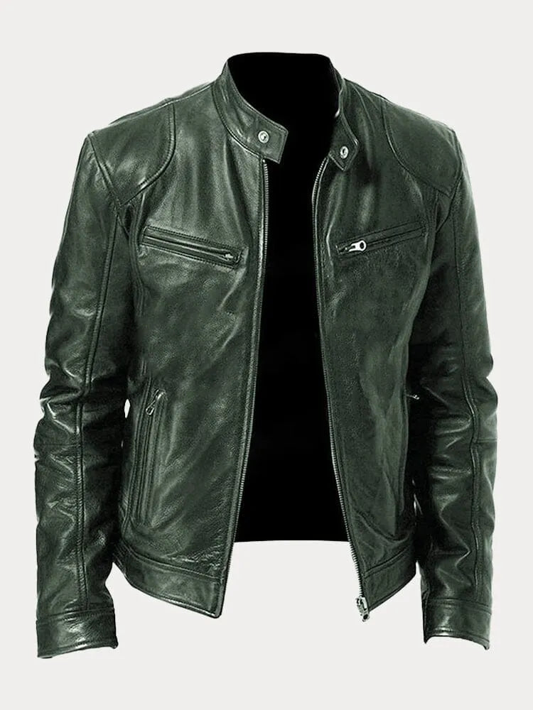 MIKE II | CASUAL LEATHER JACKET