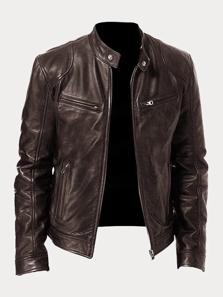 MIKE II | CASUAL LEATHER JACKET