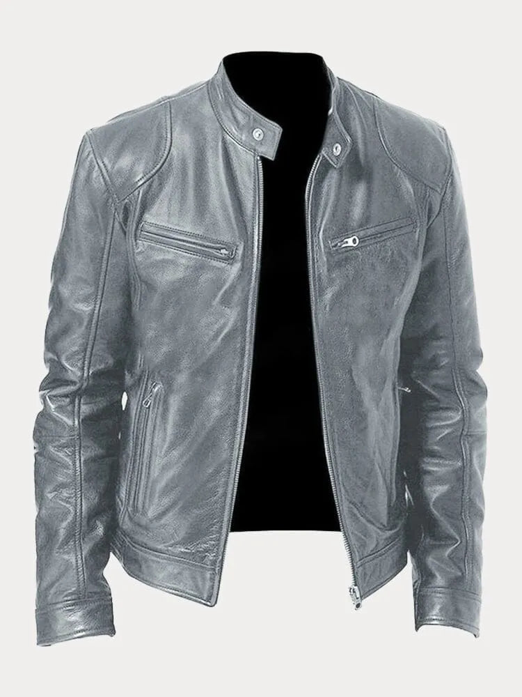MIKE II | CASUAL LEATHER JACKET
