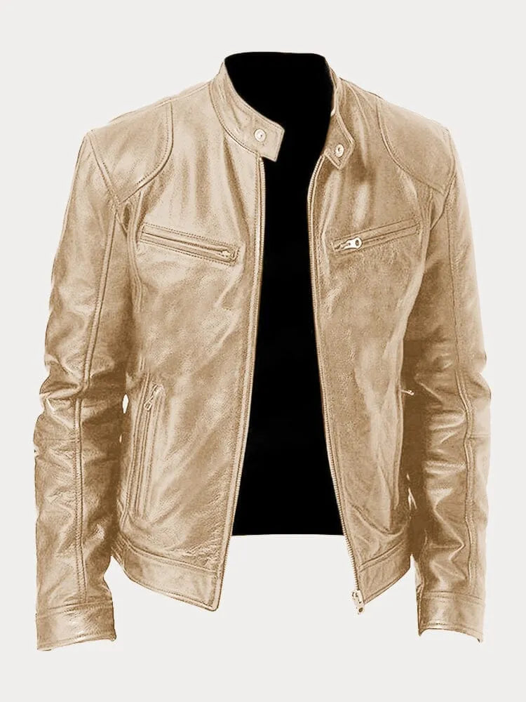 MIKE II | CASUAL LEATHER JACKET