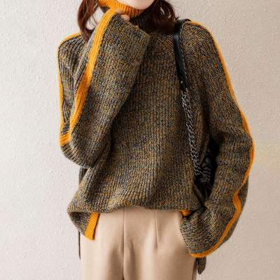 Maya™ | Oversized Roll Neck Jumper