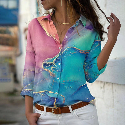 ZEYNA I STYLISH PRINTED BLOUSE