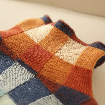 IVANA™ – PATCHWORK TURTLENECK SWEATER BY COUTURE