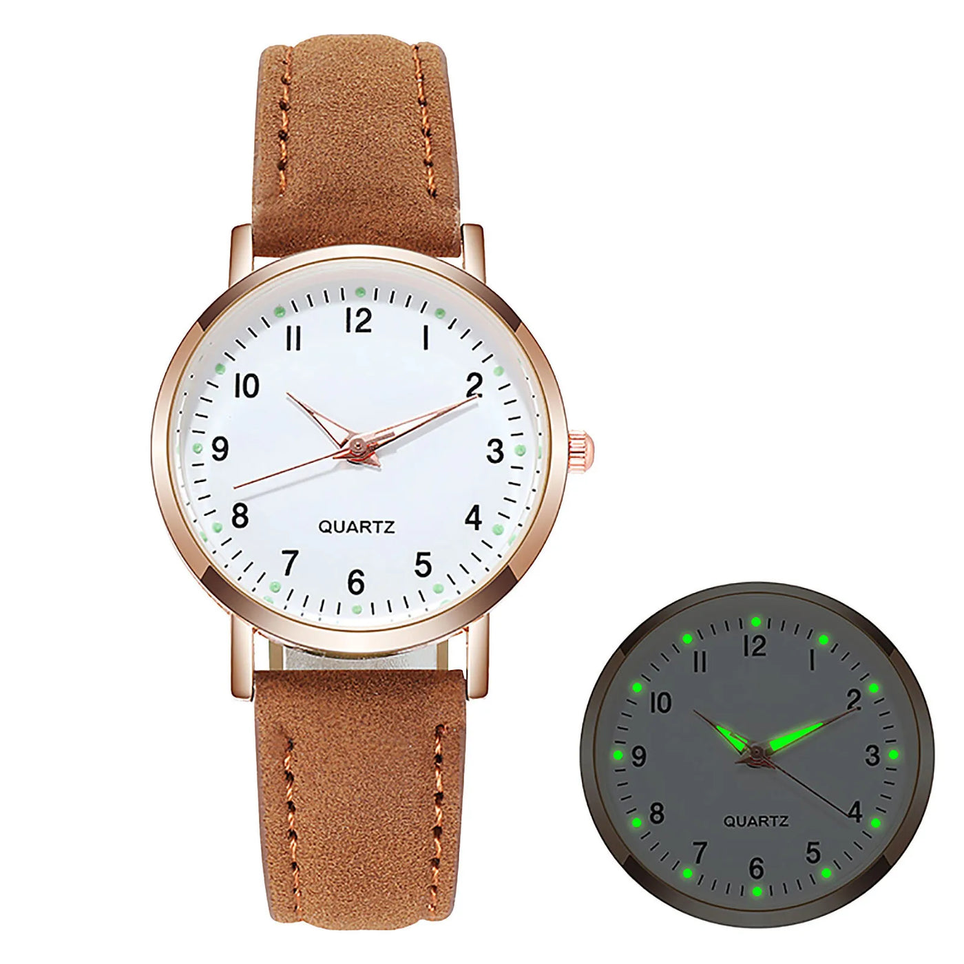 Natalie | Fashion watch with glow-in-dark dial
