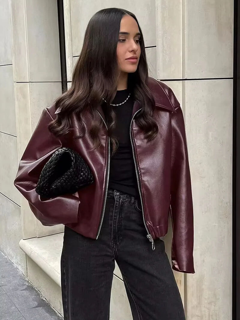 Mira | Stylish Leather Jacket